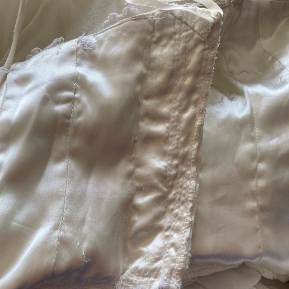 🤍 BALL GOWNS WHITE BEIGE DRESS/ # 008 - Picture 9 of 16